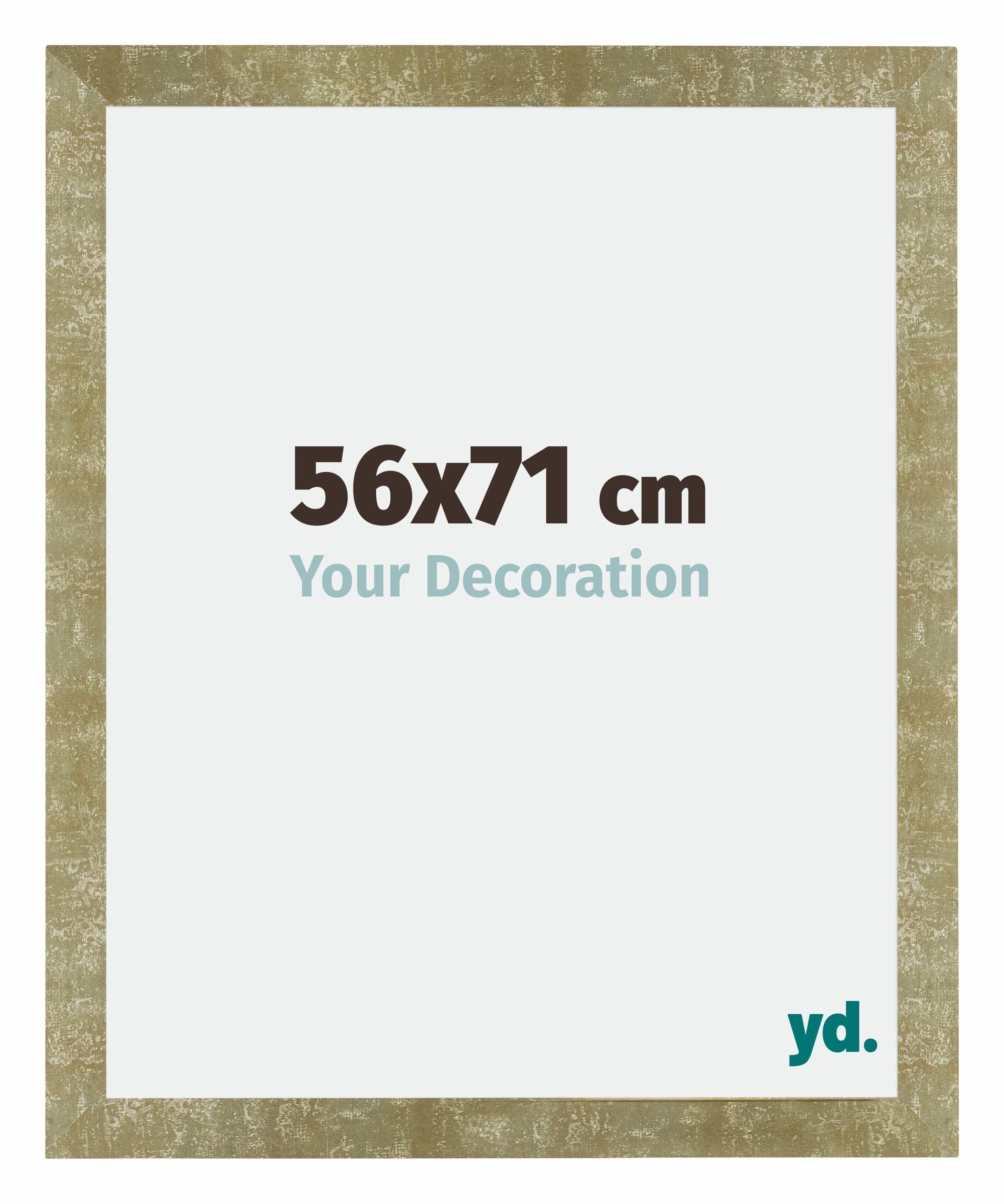 Your Decoration - Picture Frame 56x71 cm - Gold Antique - Decorative Wall Frame in MDF with Antireflection - Frame 56x71 - Mura — image 1