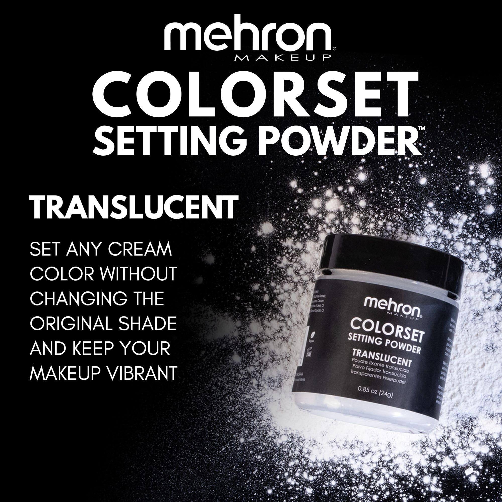 Mehron Translucent Setting Powder - Long-Wear Makeup -5