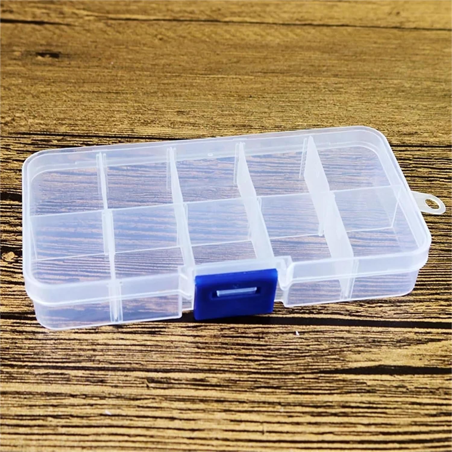 Bead Organizer 8PCS 10Grids Plastic Organizer Clear Removable Storage Container Jewelry Case Adjustable Divider Box(Mix)