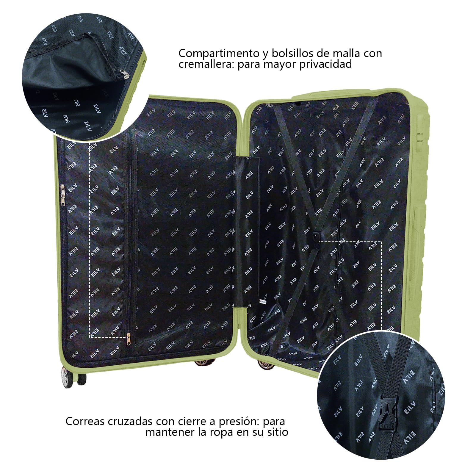 Maleta Cabina 55x40x20 Maleta Cabina NiñO NiñA para Ryanair Vueling, 10 Kg, Material Abs, Cerradura con CombinacióN, Ruedas Desmontables, EcolóGica Resistente