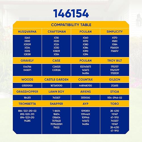 Miniatura 8 de Canamax [Actualizado 2025] Solenoide de arranque 146154 145673 de 4 polos, compatible con cortacésped Craftsman LT1000 Poulan Husqvarna 2654