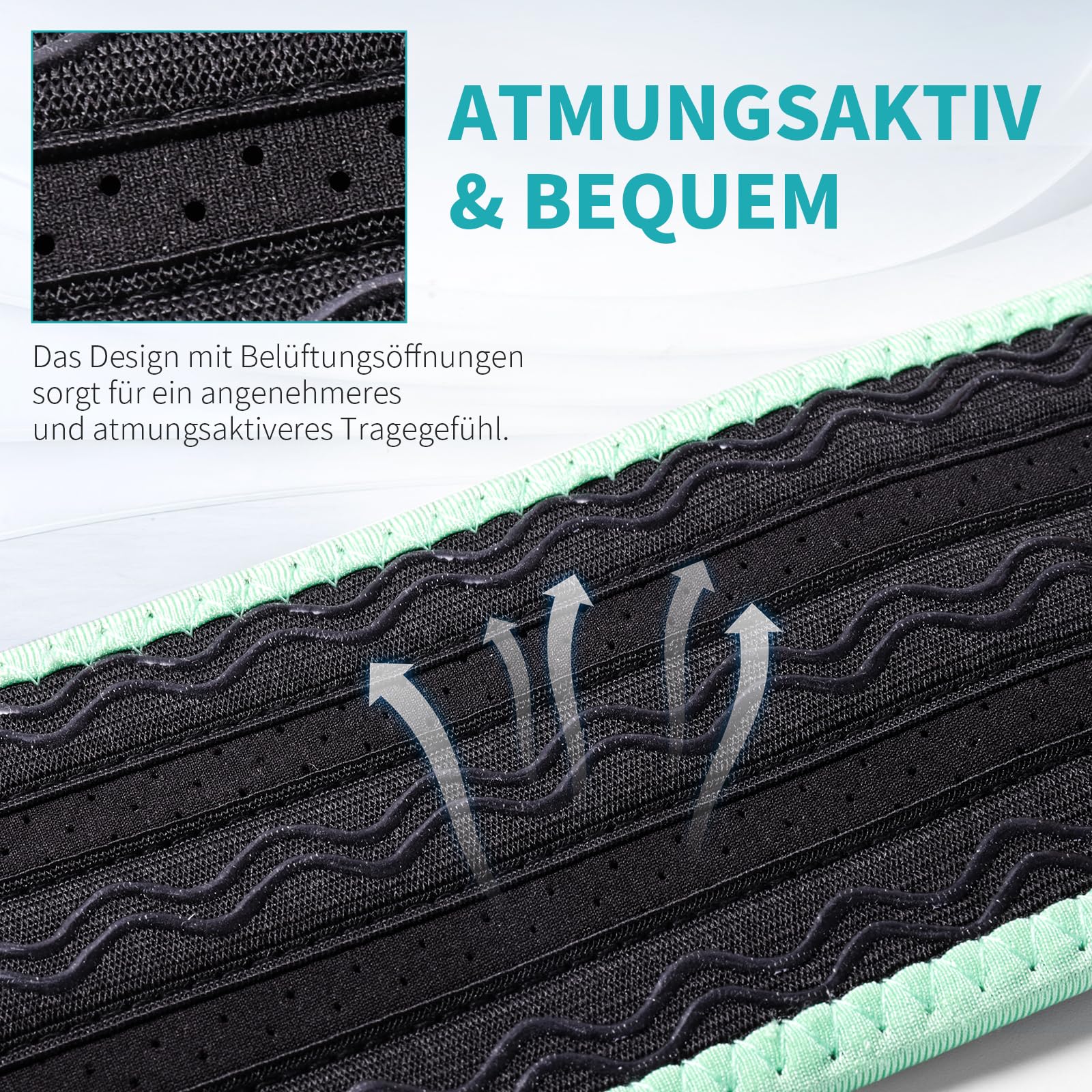 ENLUNTRA Iliosakralgürtel zur Linderung von Schmerzen im Iliosakralgelenk, Ischias-, Becken-, Bein-, Hüft- und Kreuzschmerz; Ischias-Schmerzlinderungsbandage mit rutschfesten Streifen;
