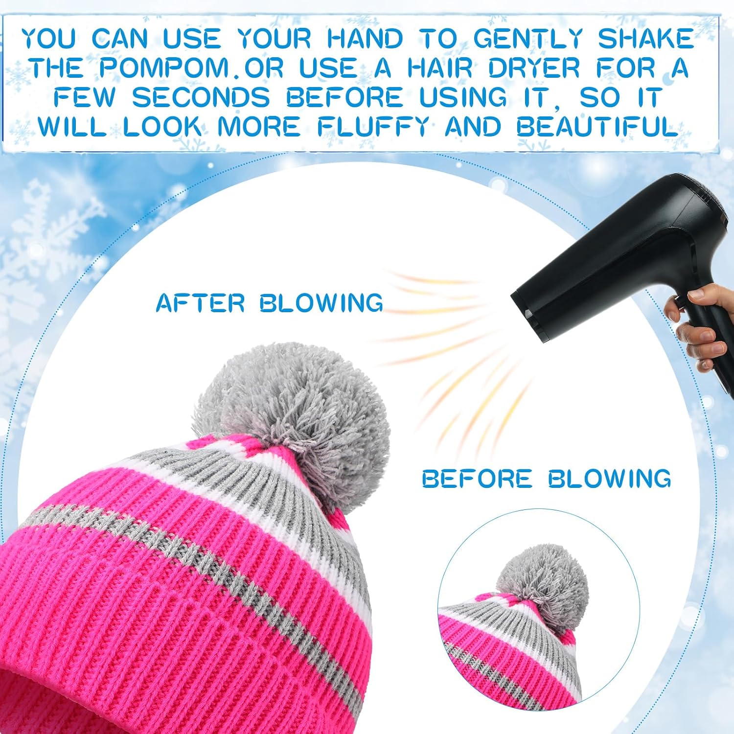 18 Pcs Kids Hat Winter Scarf Gloves Set Boy Girl Knit Beanie Fleece Neck Valentine Gift for Toddler Aged 4-10 - Image 4