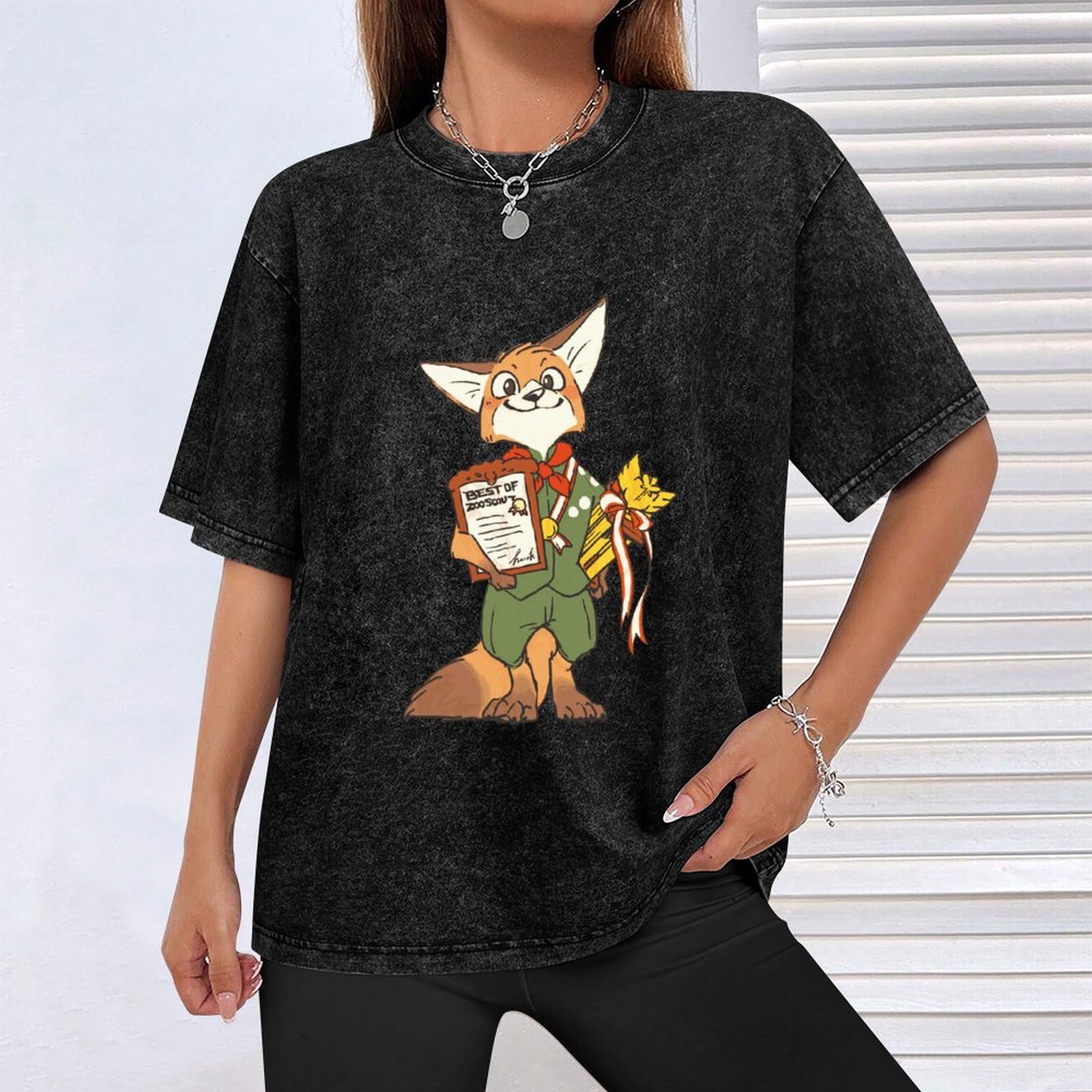Amazon.co.jp: ズートピア ニック・ワイルド ファッション Tシャツ
