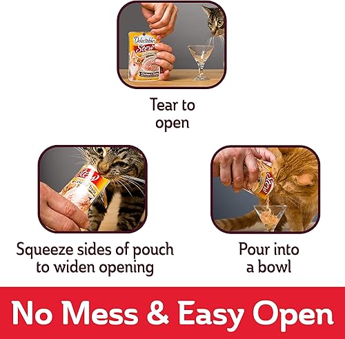 Miniatura 6 de Hartz Delectables Bisque Lickable Wet Cat Treats Multiple Flavors