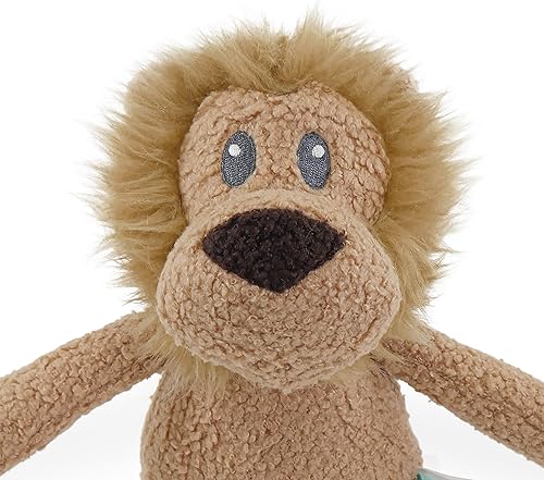 Miniatura 3 de Tufflove Lion - Juguete resistente para perros medianos a grandes, color marrón