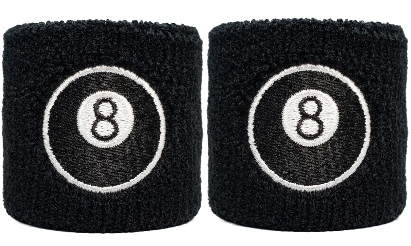 Vonchic Sport Sweatband Wrist Band, Logo Sports Wristbands Sweatbands for Men & Women, Athletic Exercise Basketball Wrist Sweatband (Number 8)