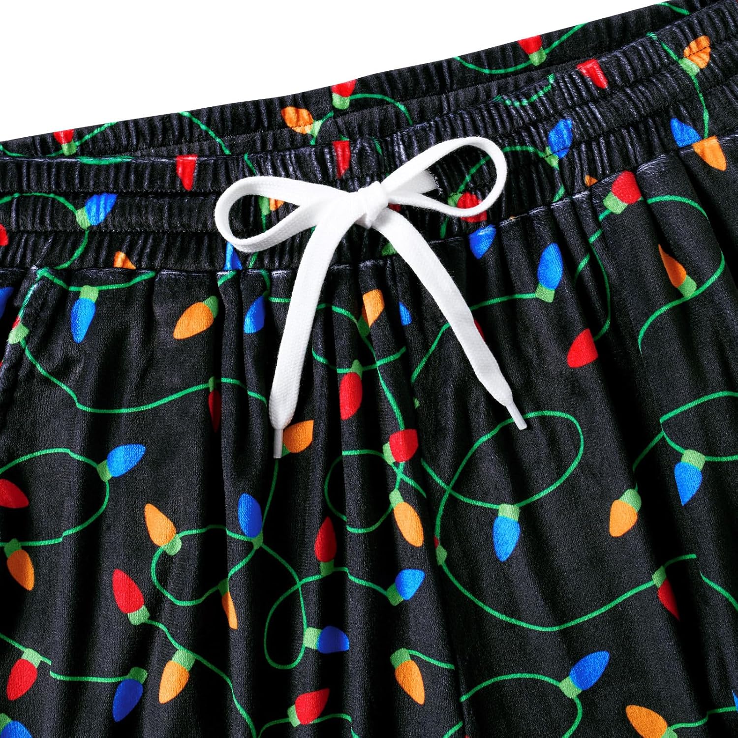 Men's Christmas Fleece Jogger Pajama Pant Funny Holiday Graphic Lounge Sleep Pants with Pockets - Image 3