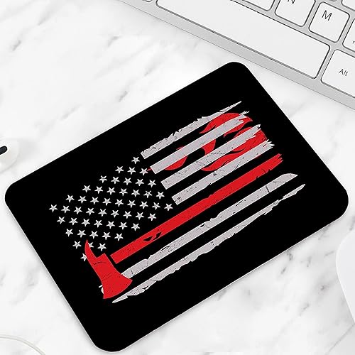 Miniatura 2 de Cartera delgada de identificación para hombre bandera de bomberos de línea roja delgada CH1 Negro - Cartera con tarjetero