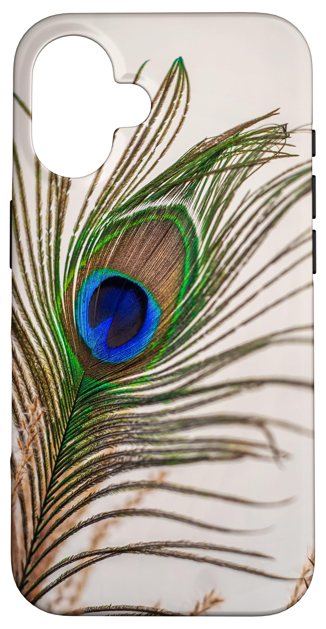 Peacock Feather Colorful Bird Nature Design Case for iPhone 16