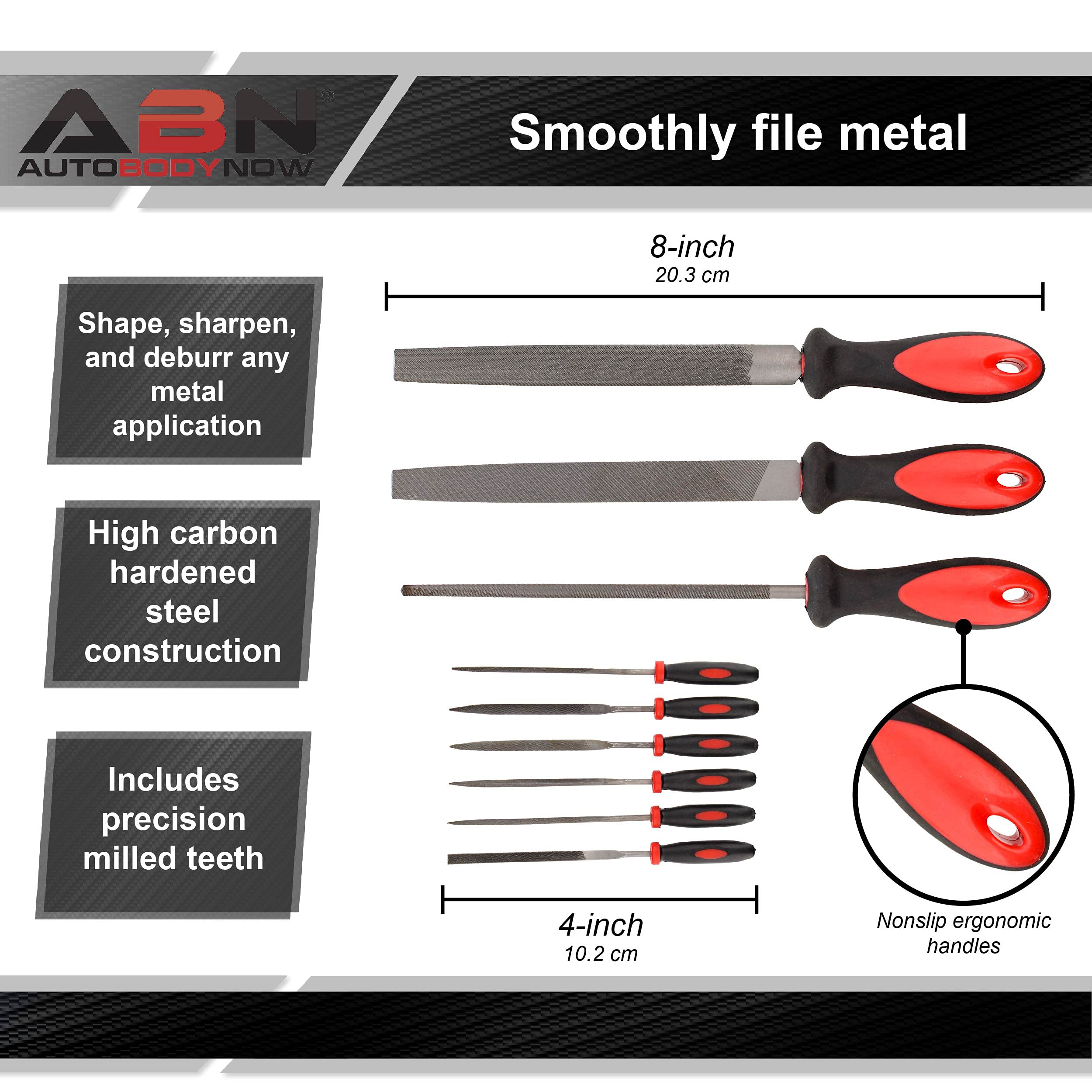 Gunsmith File Set Snapklik.com : ABN Small Metal File Set For Metal Working - 9 Piece ...