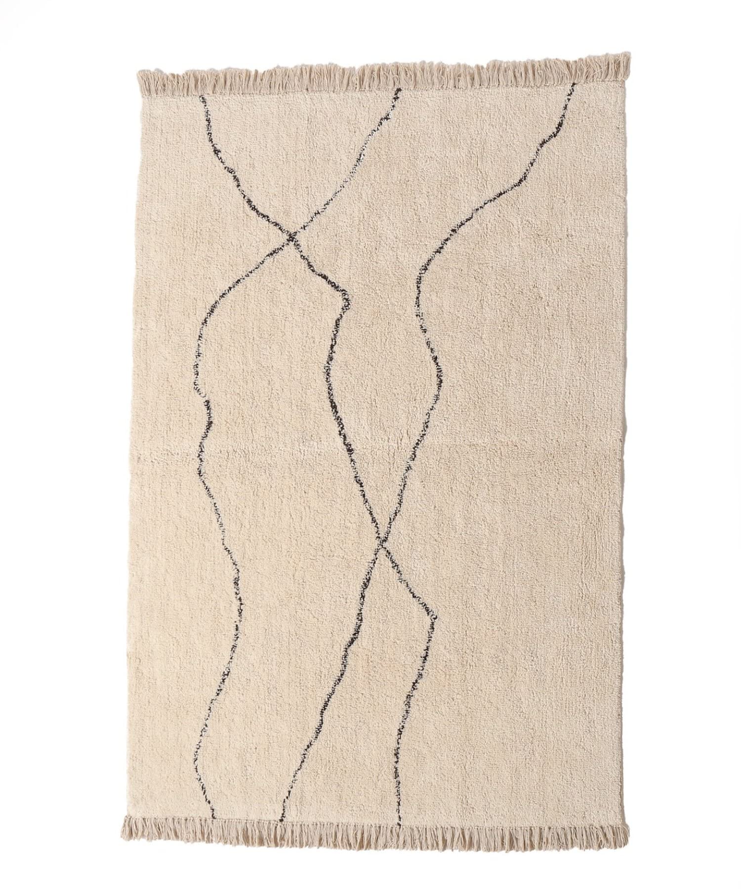 Amazon｜JOURNAL STANDARD FURNITURE ラグ SAFI RUG アイボリー 140