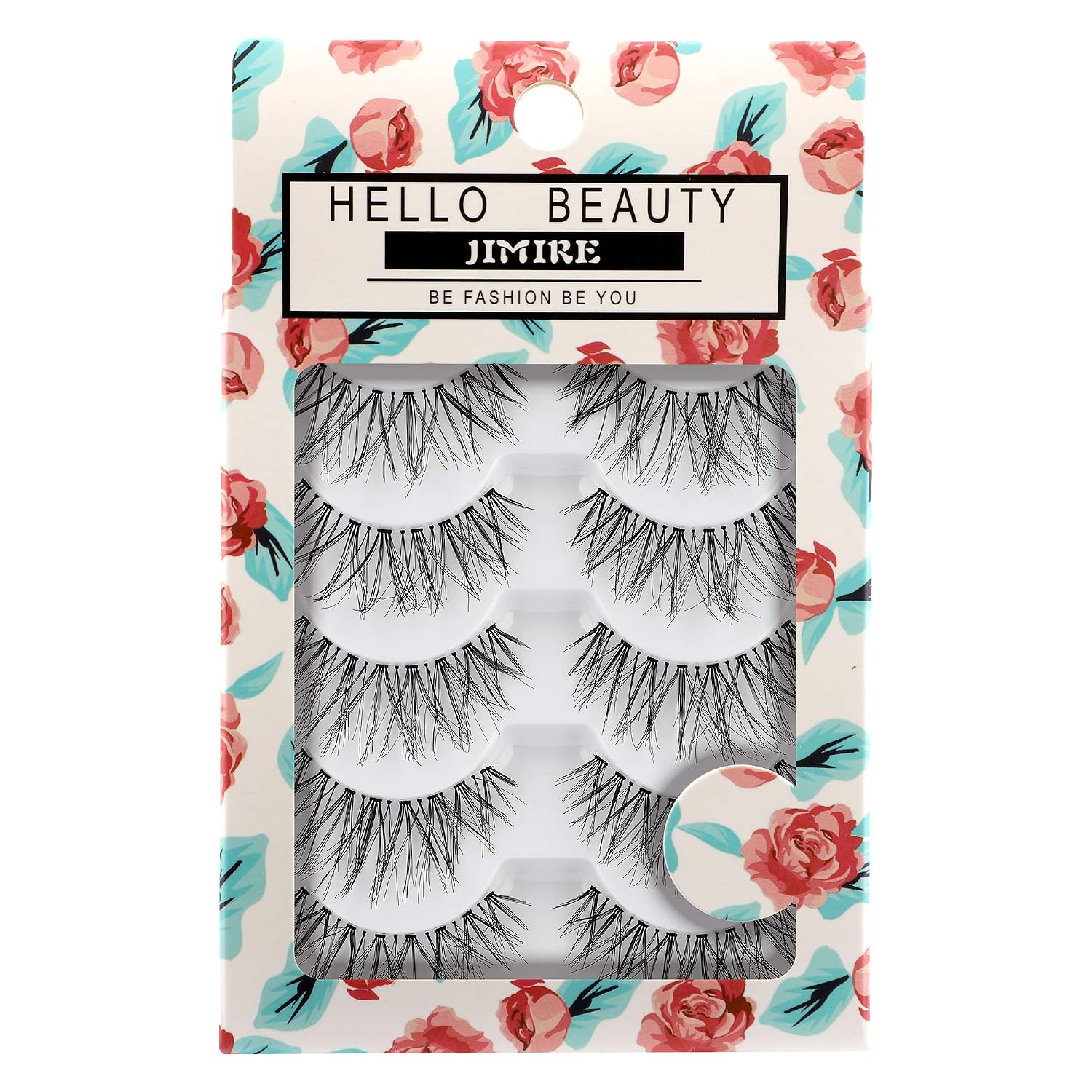 JIMIRE False Eyelashes Multipack False Eyelashes Glam 614 False Lashes
