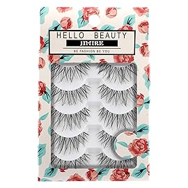 JIMIRE False Eyelashes Multipack False Eyelashes Glam 614 False Lashes