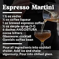 Vista 5 de ANGOSTURA Bíter de cacao, amargos de cóctel para mixólogos profesionales y caseros, certificado Kosher, sin sodio, 4 onzas líquidas