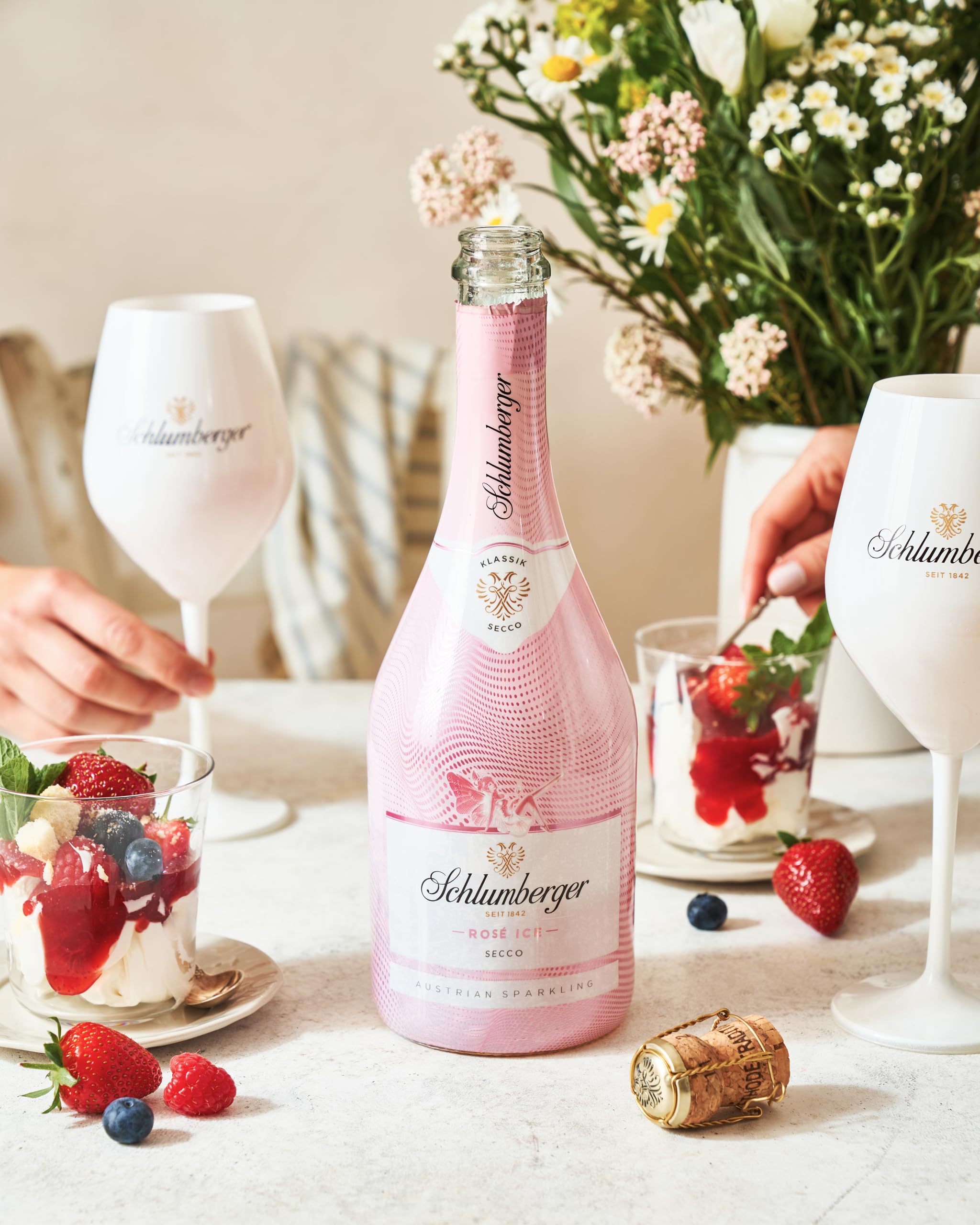 Schlumberger Rosé Ice Secco Klassik 750ml (Packung mit 6)