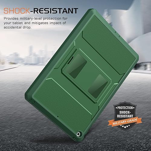 Miniatura 4 de MoKo Case Fit 20182017 iPad 9.7 65 generación - Resistente Funda híbrida resistente de cuerpo completo a prueba de golpes con protector de pantalla