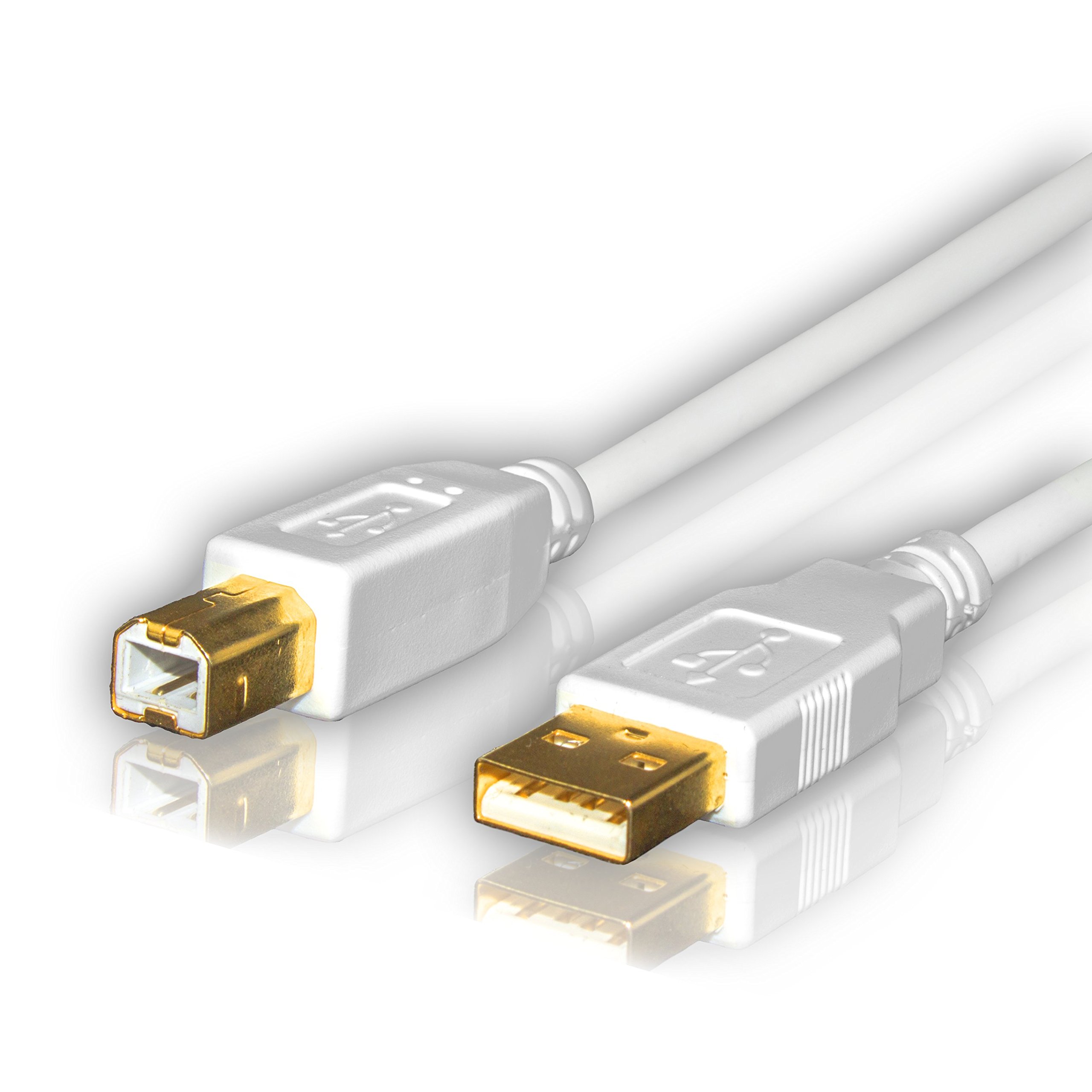 Sentivus UC040-300 USB 2.0 Cable/Printer Cable USB A Male to USB B Male 3.00 m White