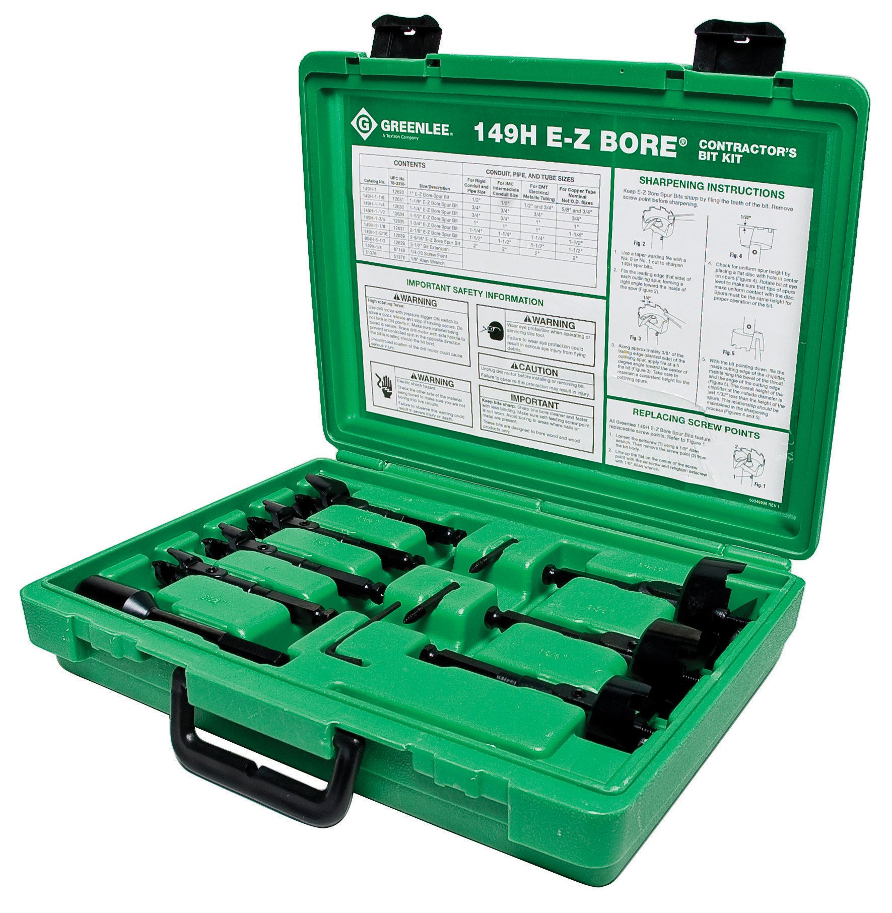 Greenlee E-Z Bore Bit - 1 Inch -5