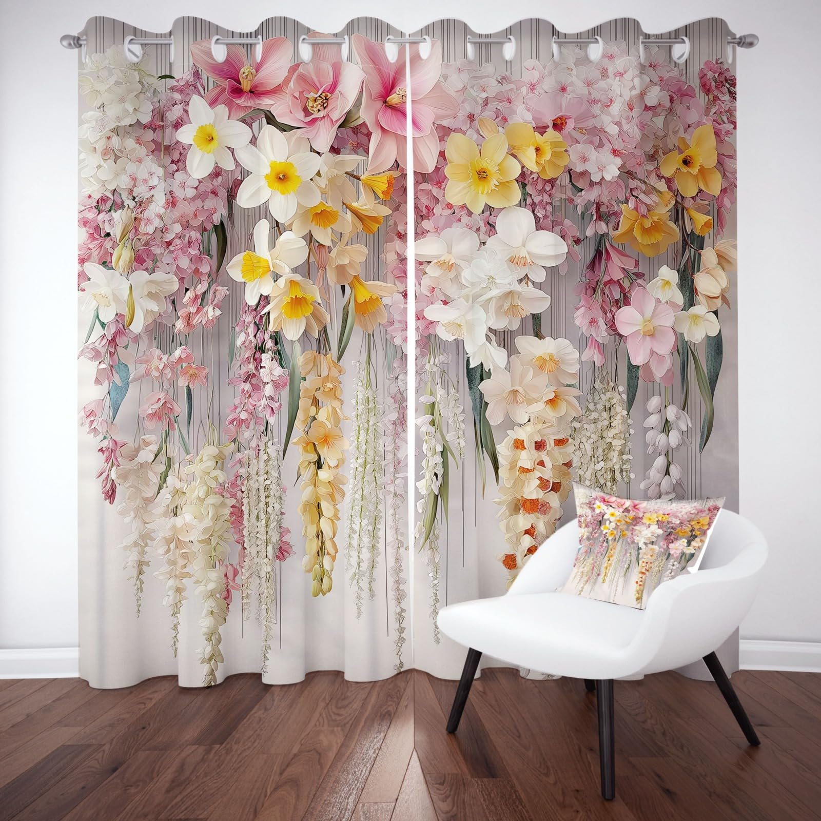 Rideaux occultants thermiques anti froid pour grand salon et chambre