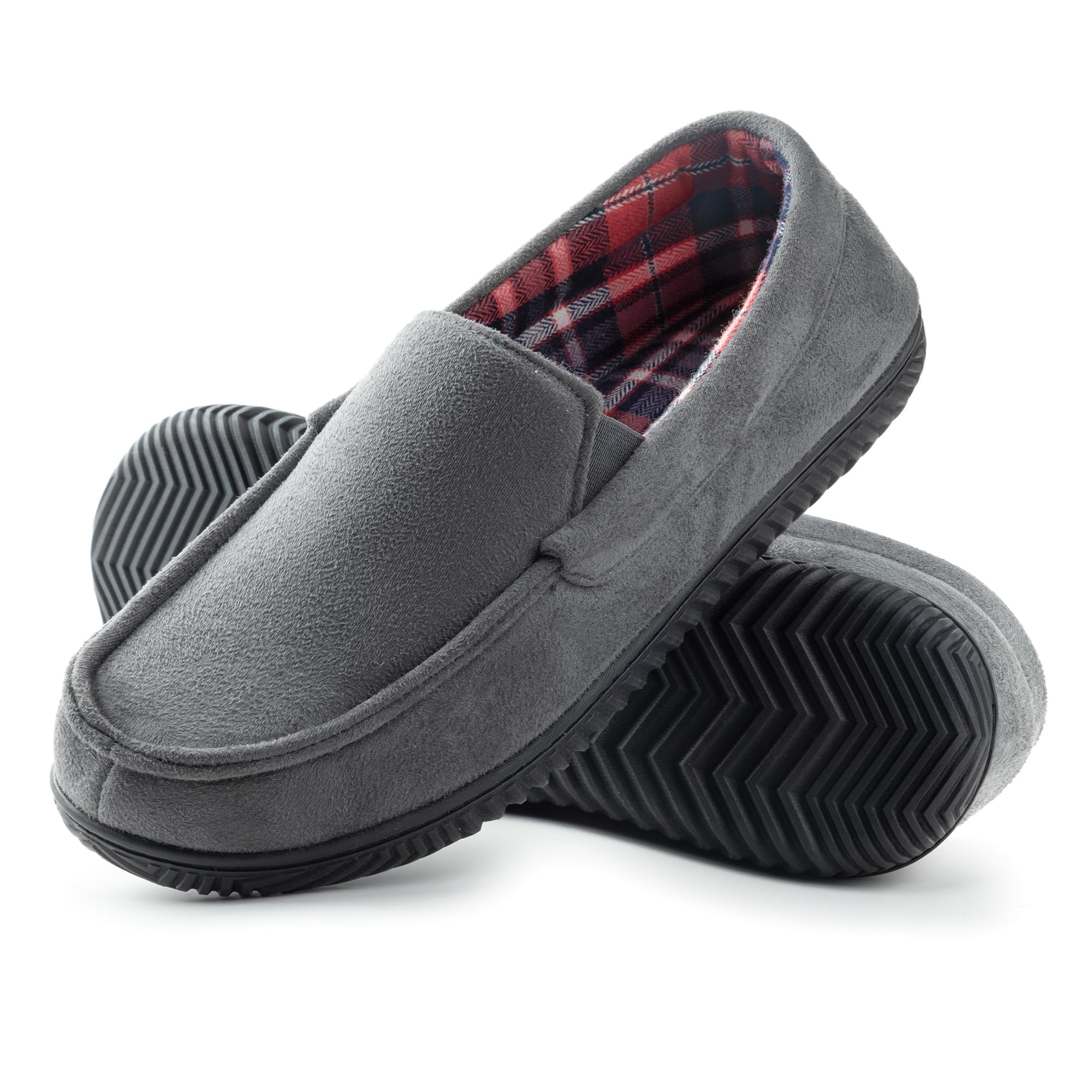 RockDove Men's Alexander Flannel Lined Loafer Slipper