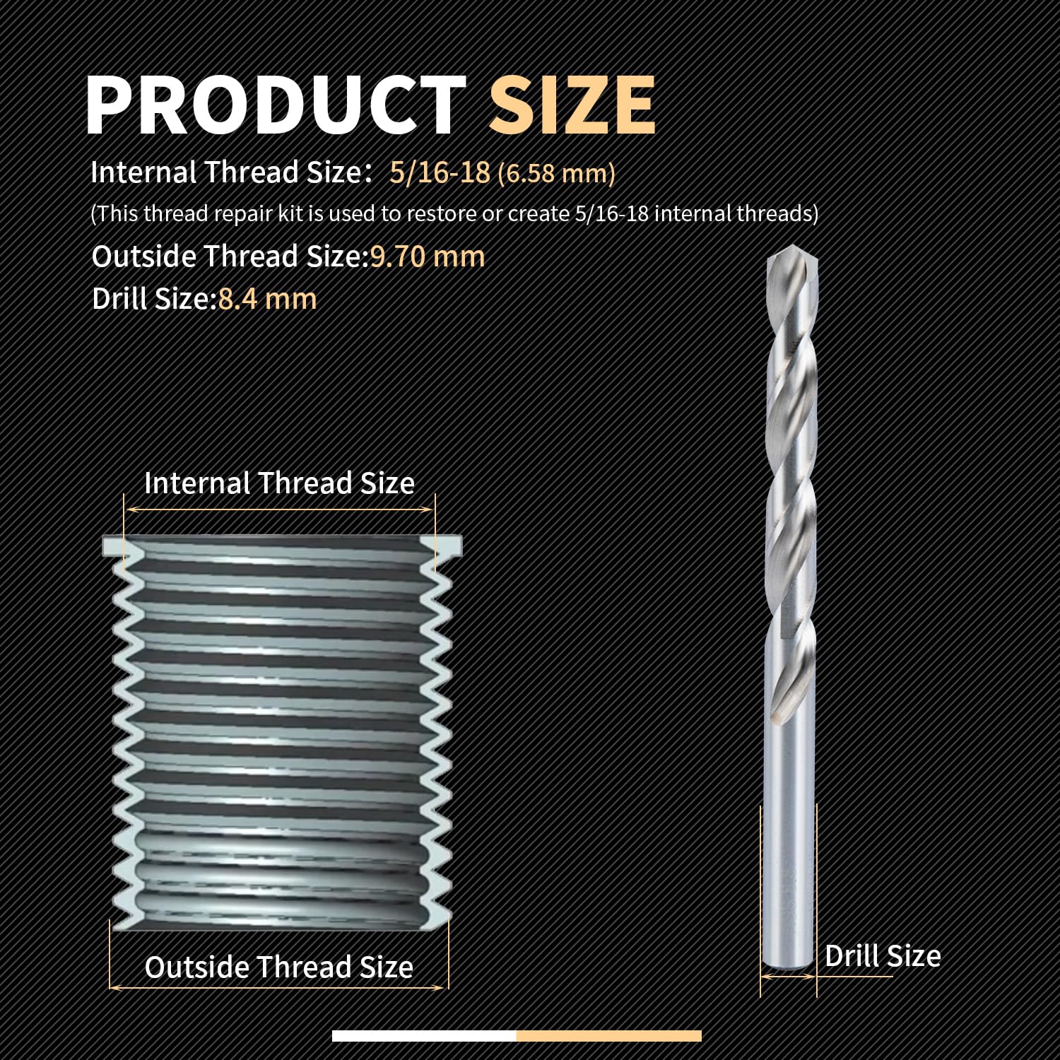 Thread Repair Kit - Fix Damaged Threads FAST -4