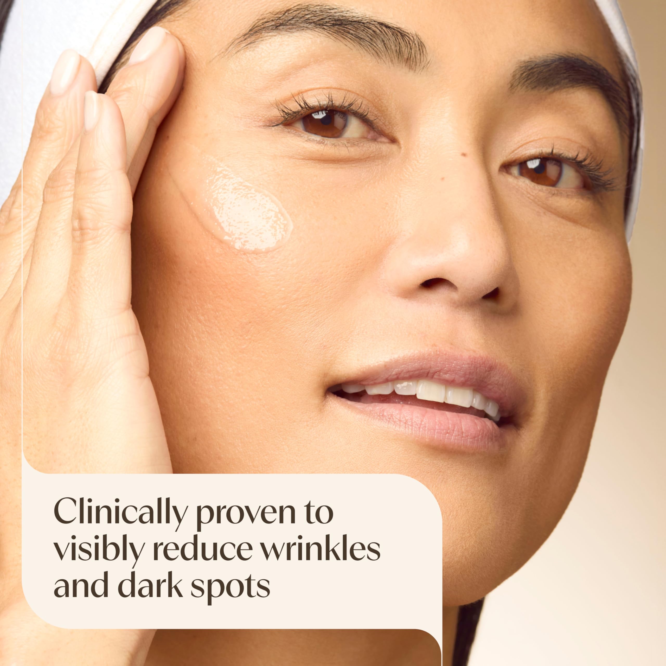 AVEENO Face Age Renewal Serum (1 x 30ml), Oat + Retinol Alternative, Gentle on Sensitive Skin, Visibly Improve Wrinkles - Image 3