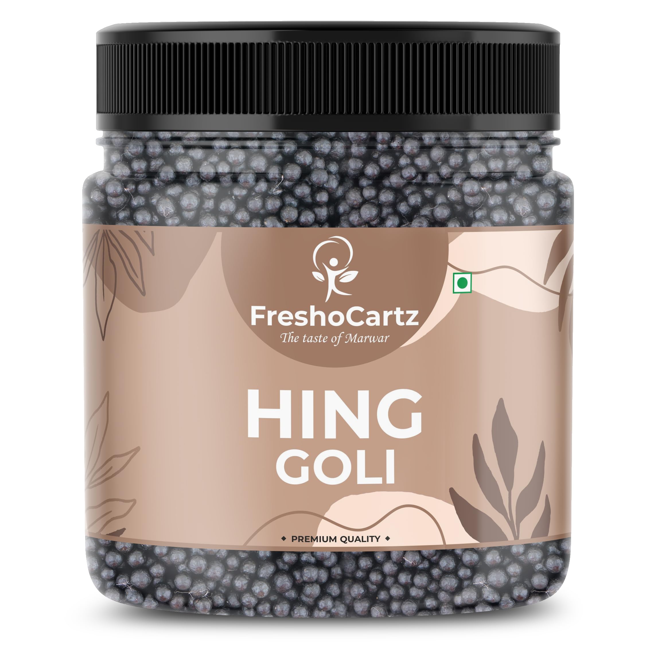 FreshoCartz Digestive Ayurvedic Hing Goli | Tasty Mouthfreshner | Hing Mukhwas | Relieve Gas Acidity Goli - Jar Pack (Hing, 400g (Pack of 1))
