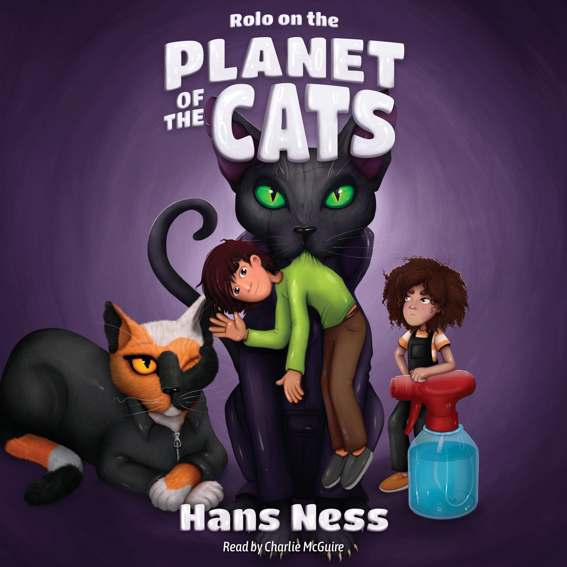 Cover art for Rolo on the Planet of the Cats