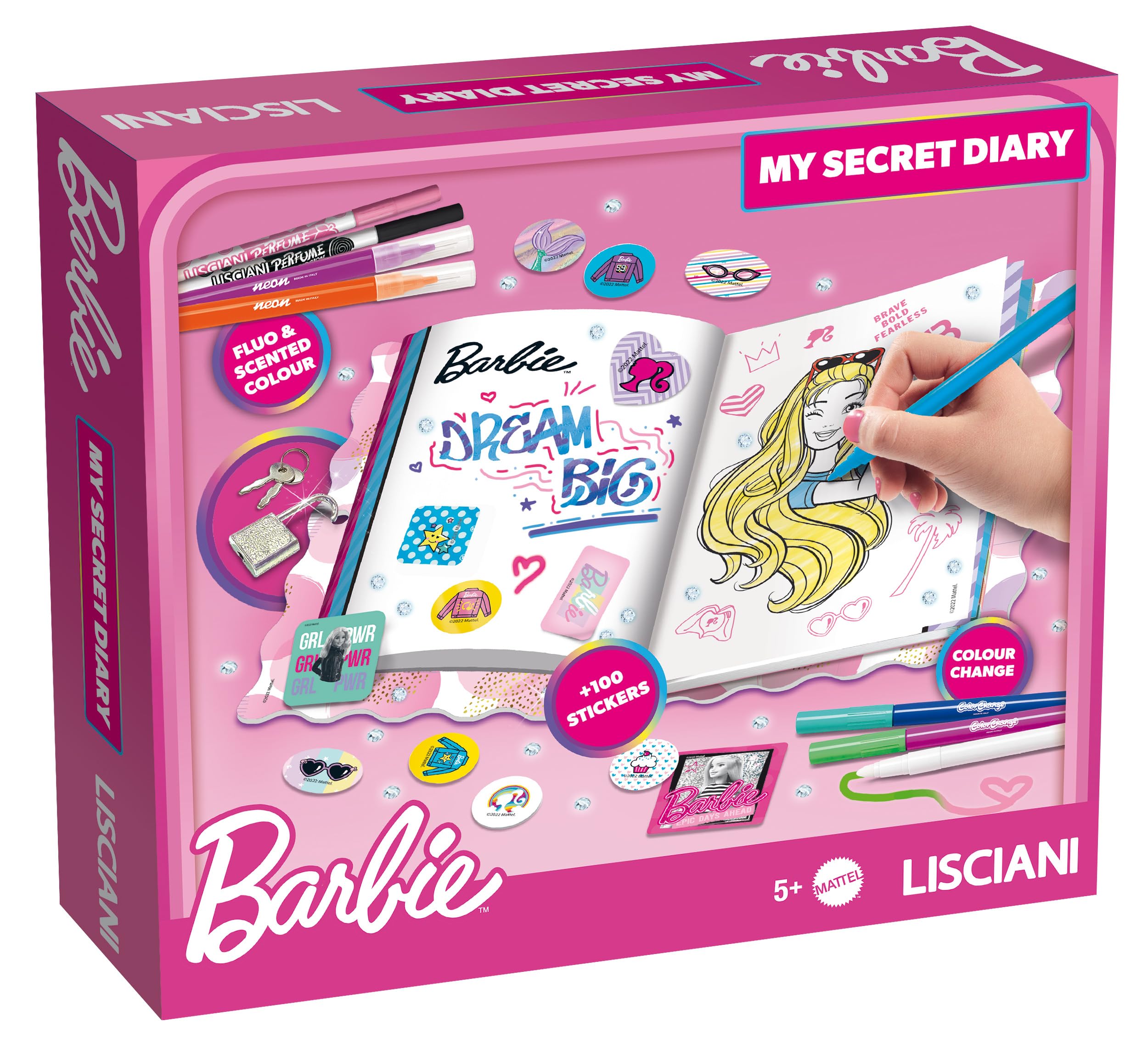 Liscianigiochi 86030 Barbie Creative Game, Colourful, Mittel