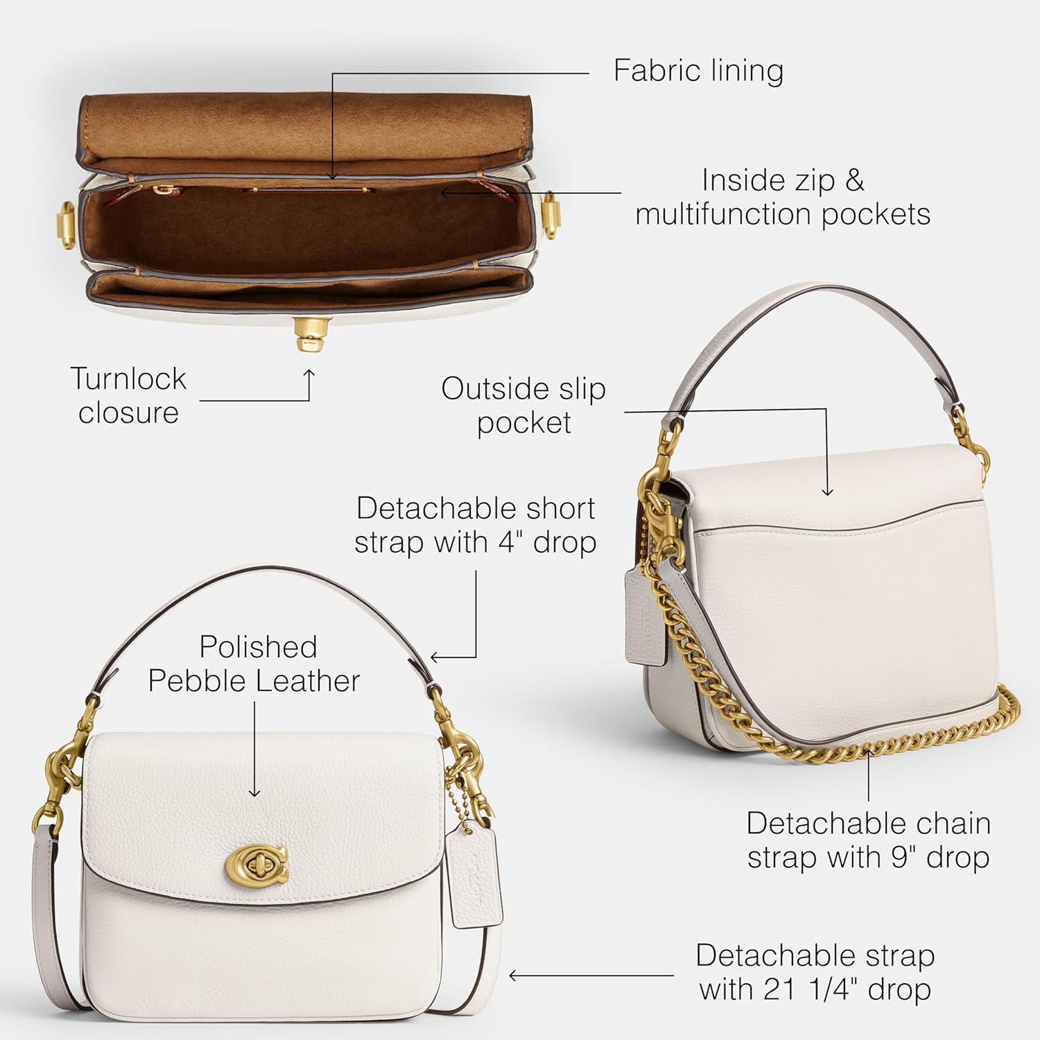 COACH Cassie Crossbody Bag 19 - Image 4