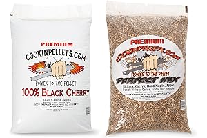 CookinPellets 40 Pound Hardwood Wood Pellets Combo Pack