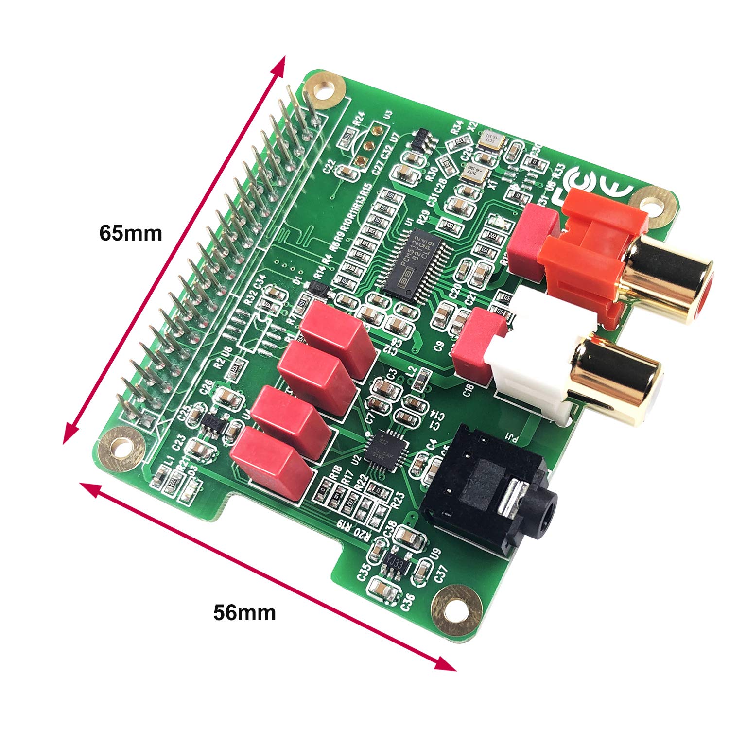 Flash Deals - 50% OFF InnoMaker Raspberry Pi HiFi DAC HAT PCM5122 HiFi DAC Audio Card Expansion Board for Raspberry Pi 4 3 B+ Pi Zero etc. (DAC HAT) Free Shipping Over $50 InnoMaker Raspberry Pi HiFi DAC HAT PCM5122 HiFi DAC Audio Card Expansion Board for Raspberry Pi 4 3 B+ Pi Zero etc. (DAC HAT)