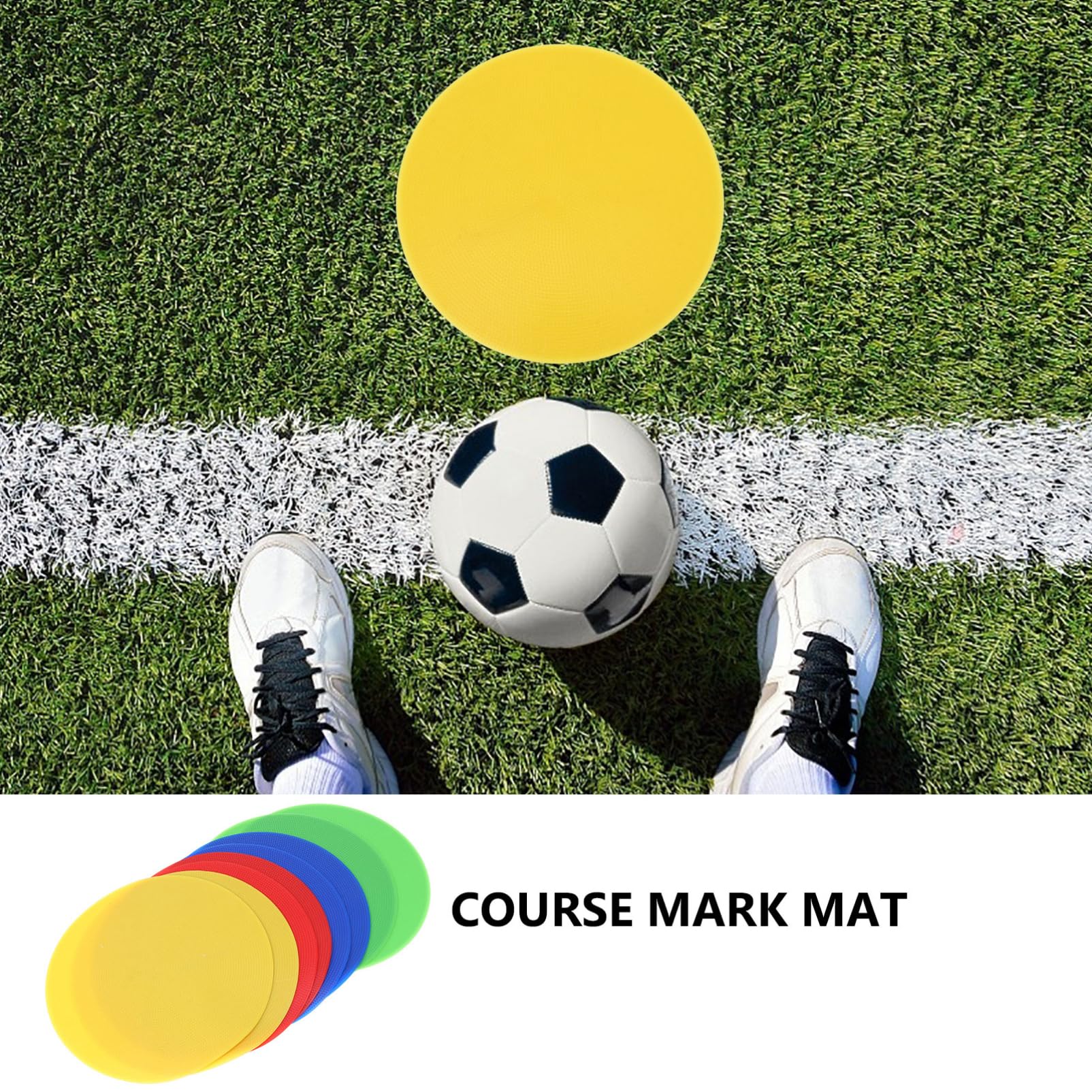 VANZACK 8pcs Disc Markers Landmark Pad Flat Soccer Training Signs Spot Markers Sports Use