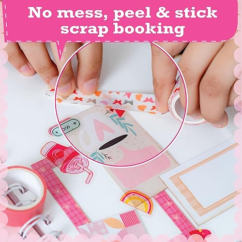 Miniatura 3 de jackinthebox Diario de bricolaje para niñas de 8 a 12 años  242 piezas  Kit de álbum de recortes  Regalos para niñas adolescentes  Kit de diario