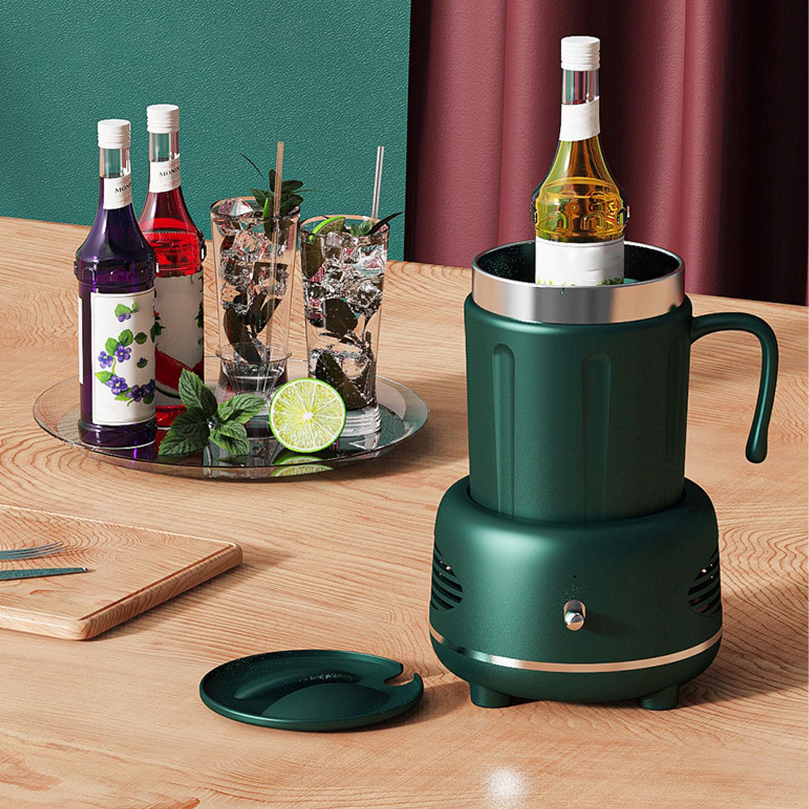 Riscaldatore Raffreddatore per Tazze con Design di Raffreddamento | Leggero, alimentato tramite USB, portatile, riscaldamento efficiente, ideale per i viaggi, ottimo per il caffè