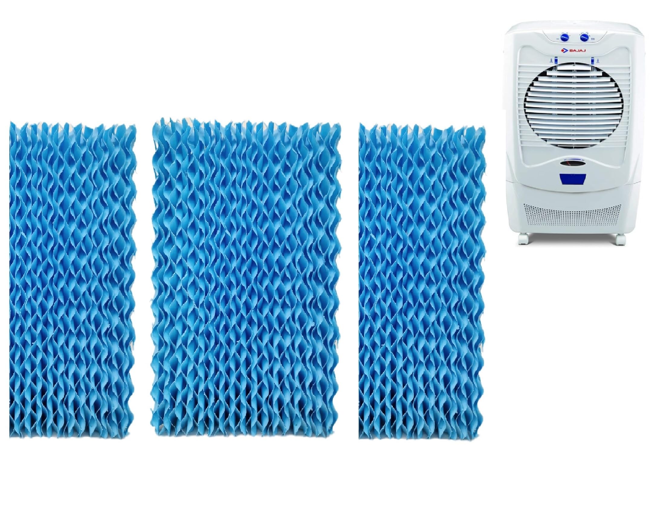 PrimeWave HoneycombPad for Bajaj DC 55 DLX Desert Cooler Blue-image-39