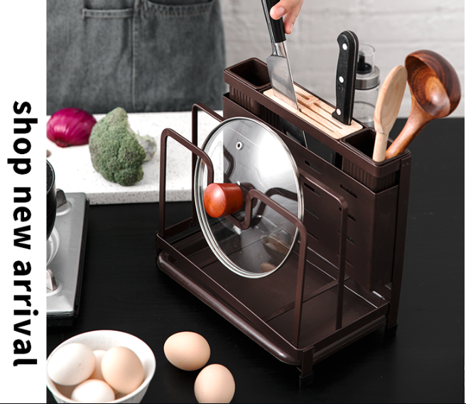 Amazon.co.jp: yazi まな板スタンド 包丁立て 鍋蓋スタンド 水受け皿