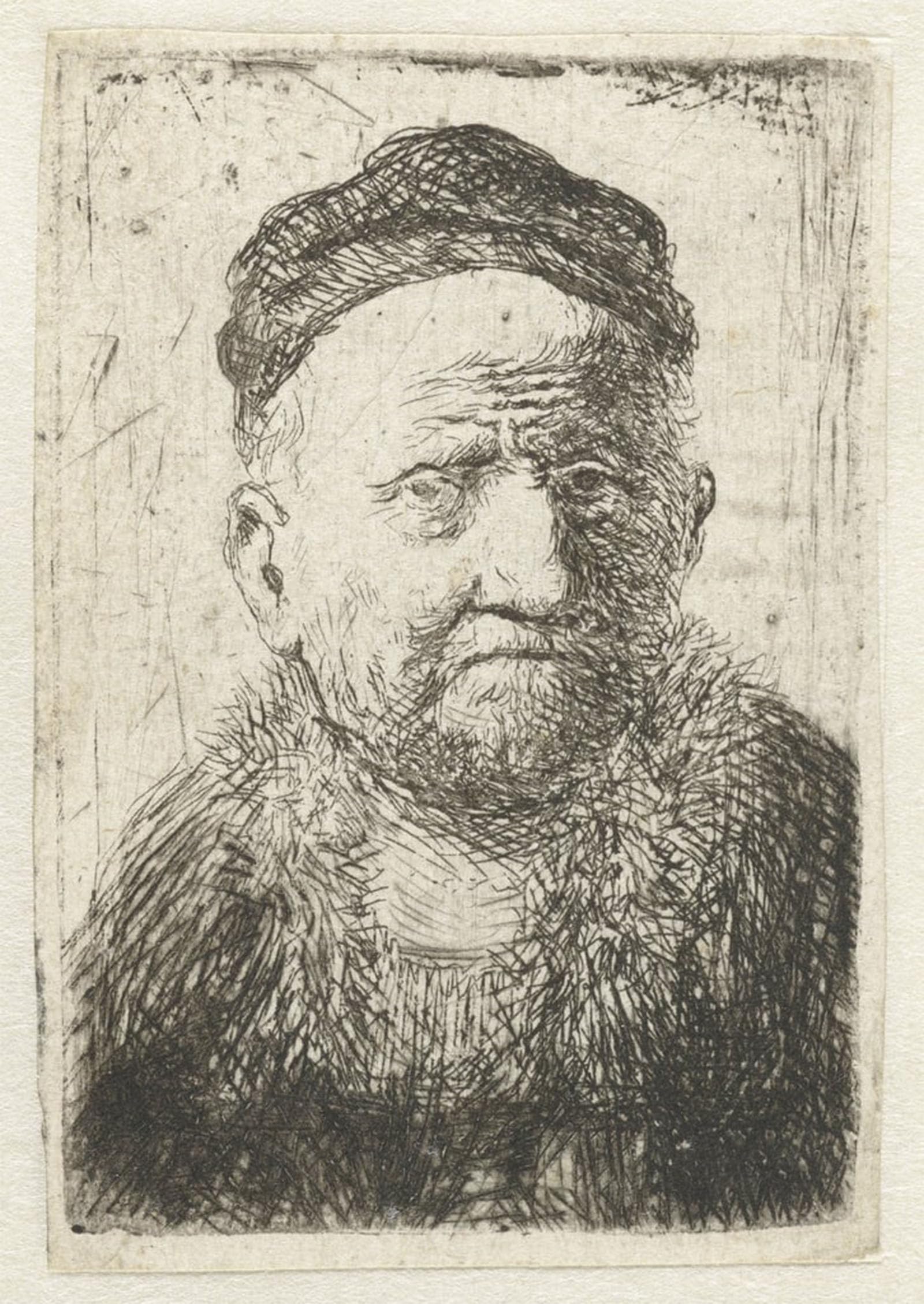 SERENDIPITP Vintage Picture Print on Canvas Wall Art Poster Man by Rembrandt van Rijn Artwork Print Poster for Wall Decor 60x90cm