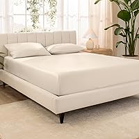 Vista 79 de Bare Home 100% Organic Cotton Sateen Fitted Sheet - Smooth Sateen Weave - Breathable & Cooling - Hotel Luxury - Durable Fitted Sheet - Deep Pocket