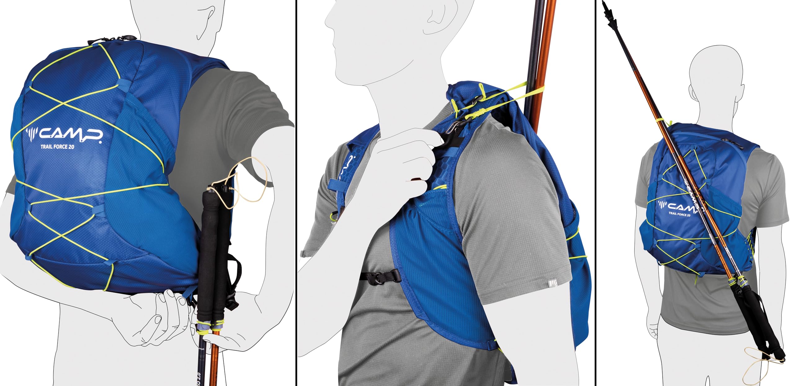 C.A.M.P. Trail Force 20 - Mochila TRAIL FORCE 20 - Mochila Unisex adulto (Pack de 1)