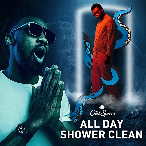 Miniatura 5 de Old Spice Jabón corporal para hombre, Krakengard, espuma de larga duración, 24 onzas líquidas (paquete de 4)