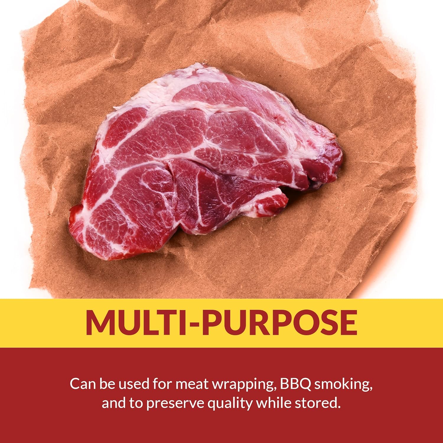 Made in USA | Bulk Value 17.25 in x 350 ft (4200 in) Reli. Pink Butcher Paper w/Dispenser Box | Serrated Cutting Blade | Food Grade Kraft Butcher Paper for Smoking Meat | Unwaxed, Meat Wrapping