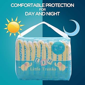 Littleforbig 保育園セット ABDL Littleforbig Adult Baby Usagi Printed Diaper 10 Pieces, Size