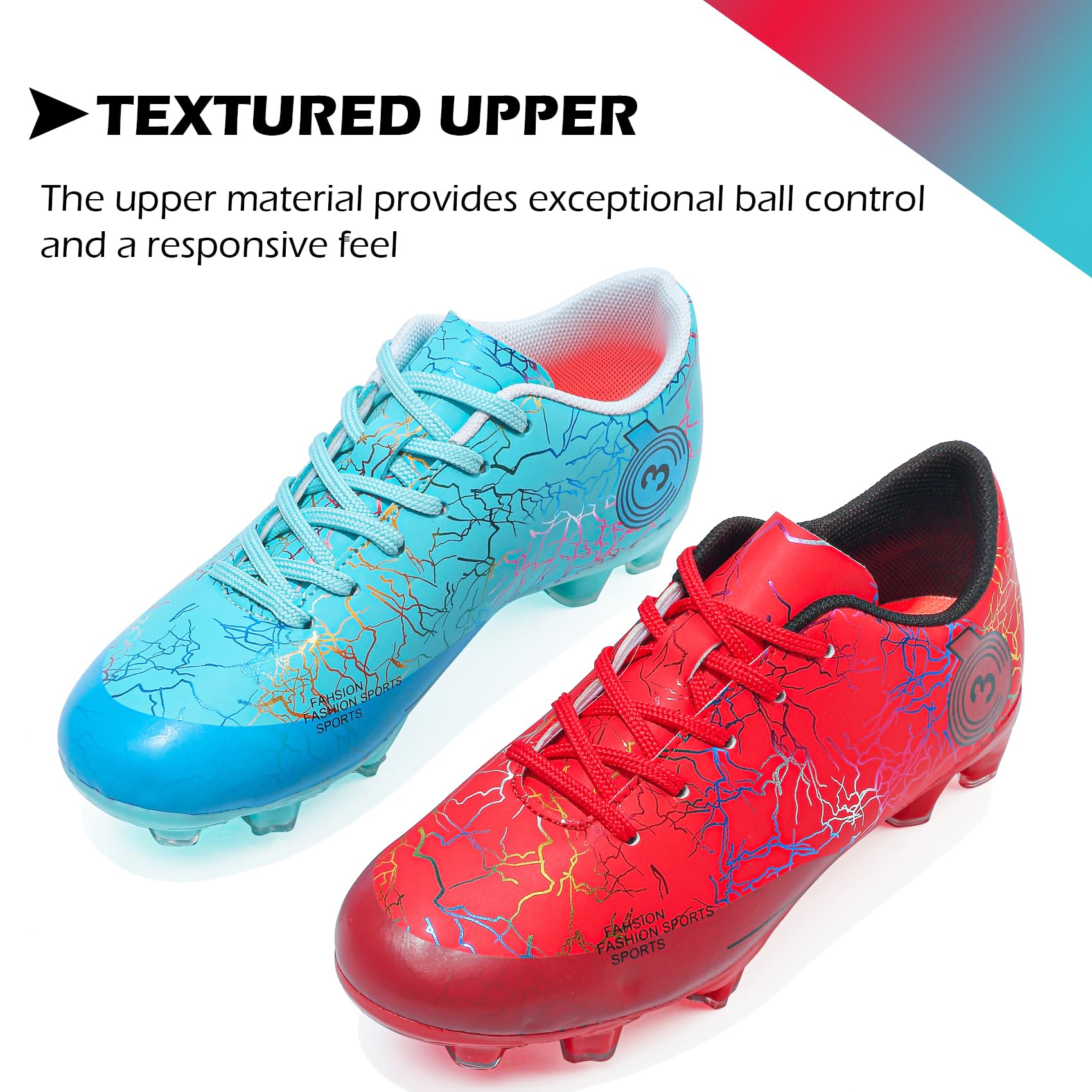 Zapatos de fútbol para niños y niñas, tacos de entrenamiento al aire libre, tenis atléticos profesionales