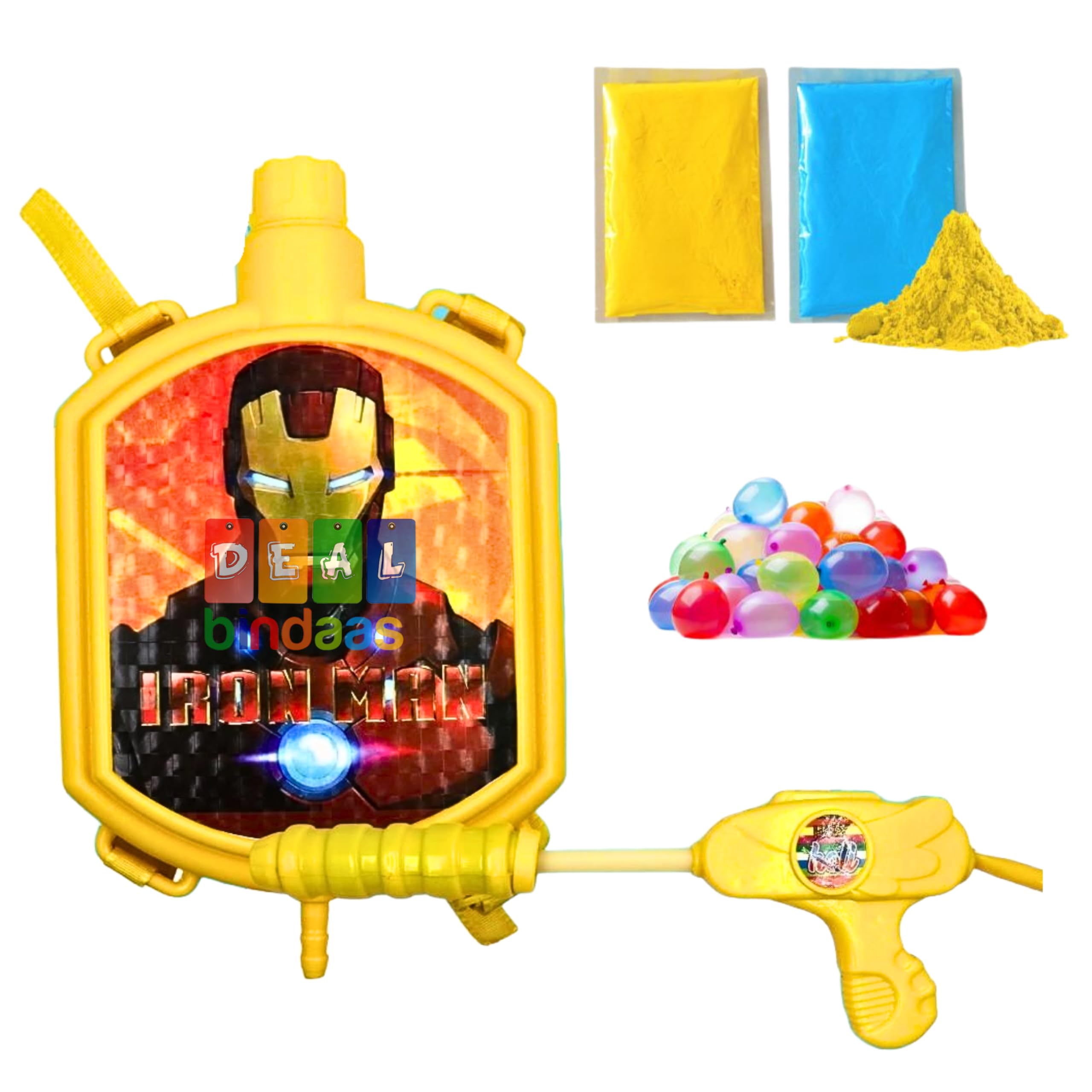 DealBindaas Holi Pichkariun Water Blaster with Back Holding Tank Water Capacity 1 Liters Spray Squirt Pistol Pump Water Play Toy (B09QQP5ZJT) Amazon Price History, Amazon Price Tracker