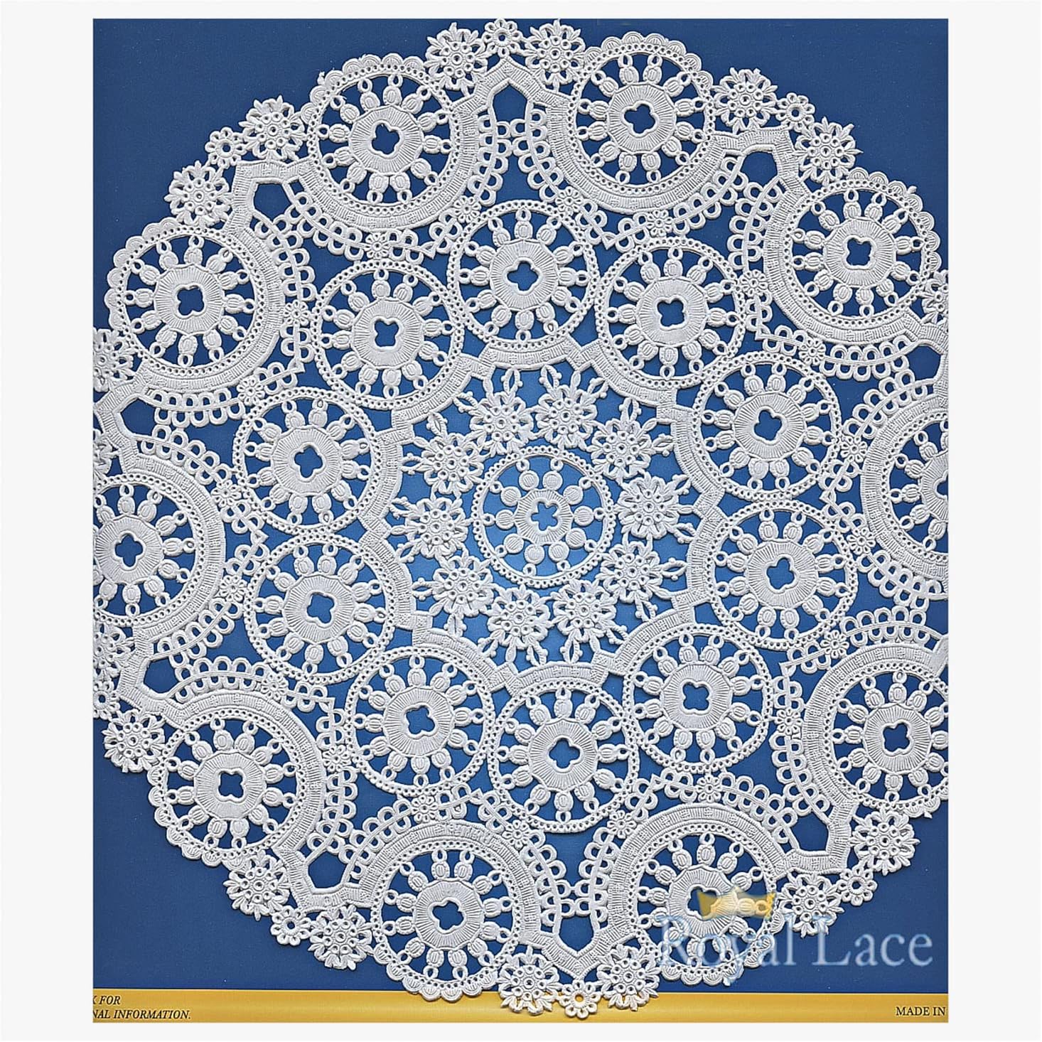 Flash Deals - 40% OFF Royal Consumer Medallion Lace Round Paper Doilies, 8-Inch, Pack of 20 (B23004), White Black Friday - 60% OFF Royal Consumer Medallion Lace Round Paper Doilies, 8-Inch, Pack of 20 (B23004), White