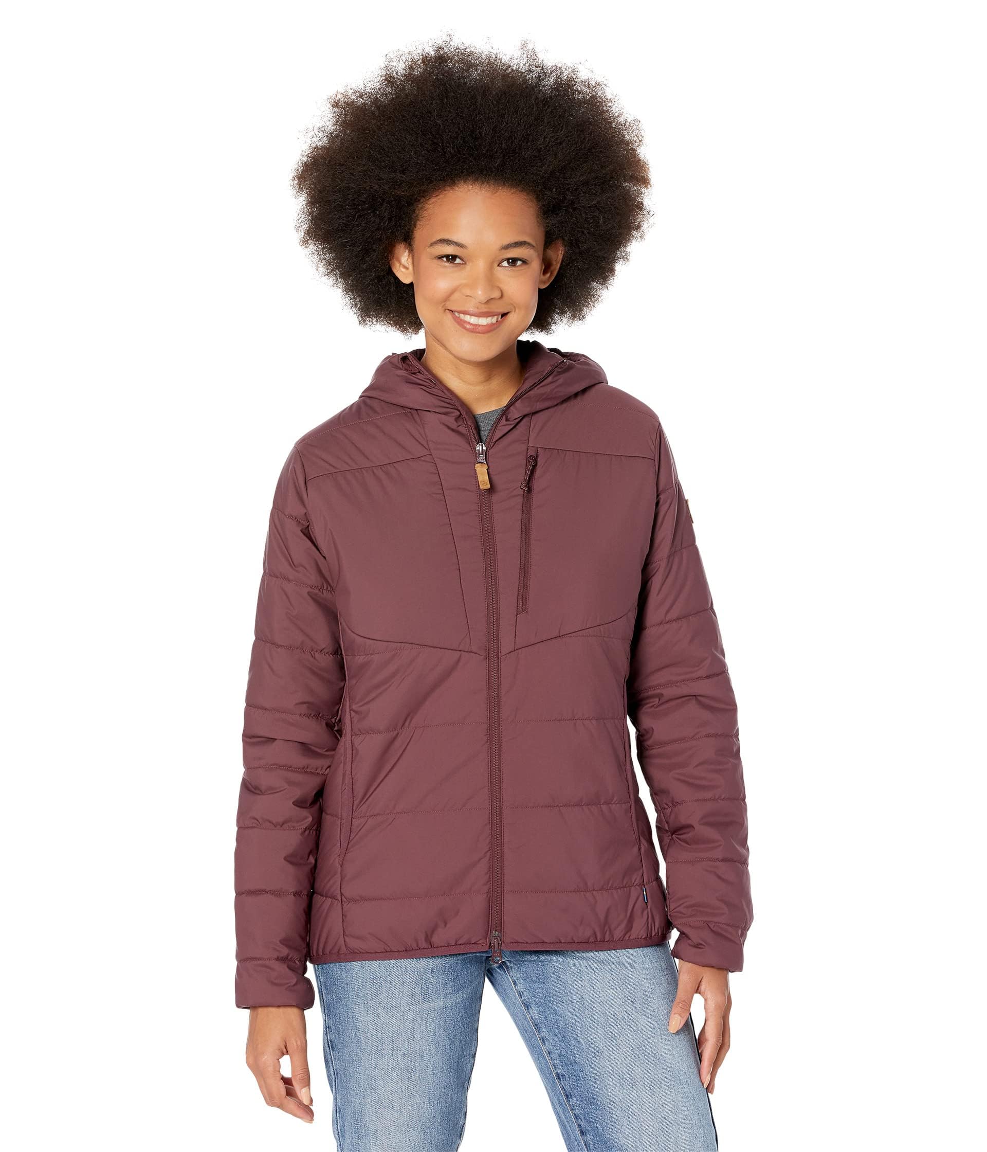 Fjällräven Keb Padded Hoodie Women's Jacket - Lightweight, Insulated, Weather Resistant Fabric - Hiking, Trekking