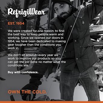 RefrigiWear Men's Iron-Tuff Jackoat Insulated Jacket