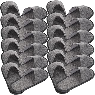 minkissy 12 Pares De Chinelos Descartáveis Sapatos De Casa Chinelos Para Mulher Chinelo Masculino Chinelos Femininos Ao Ar Livre Chinelos Descartáveis Spa Chinelos De Viagem Chinelos